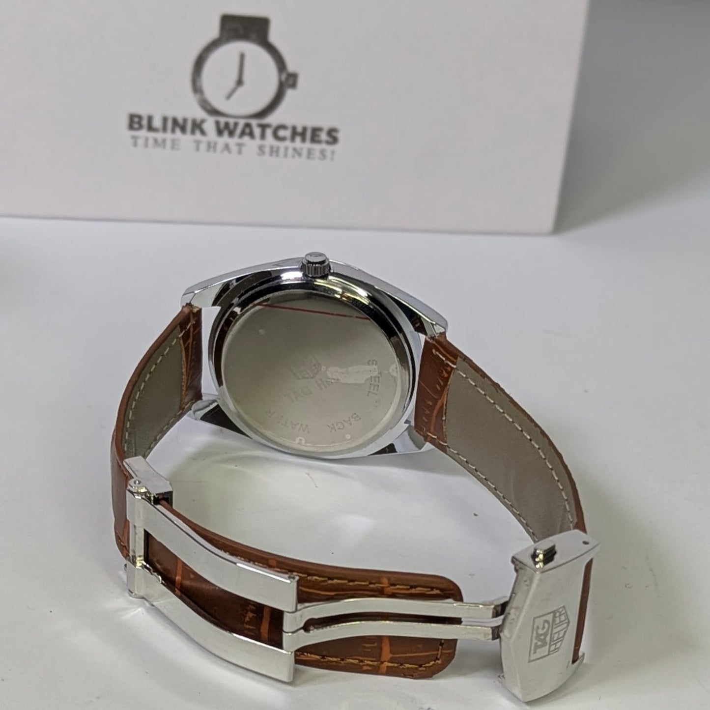 Leather Strap Men's Brown Calibre 5 Watch