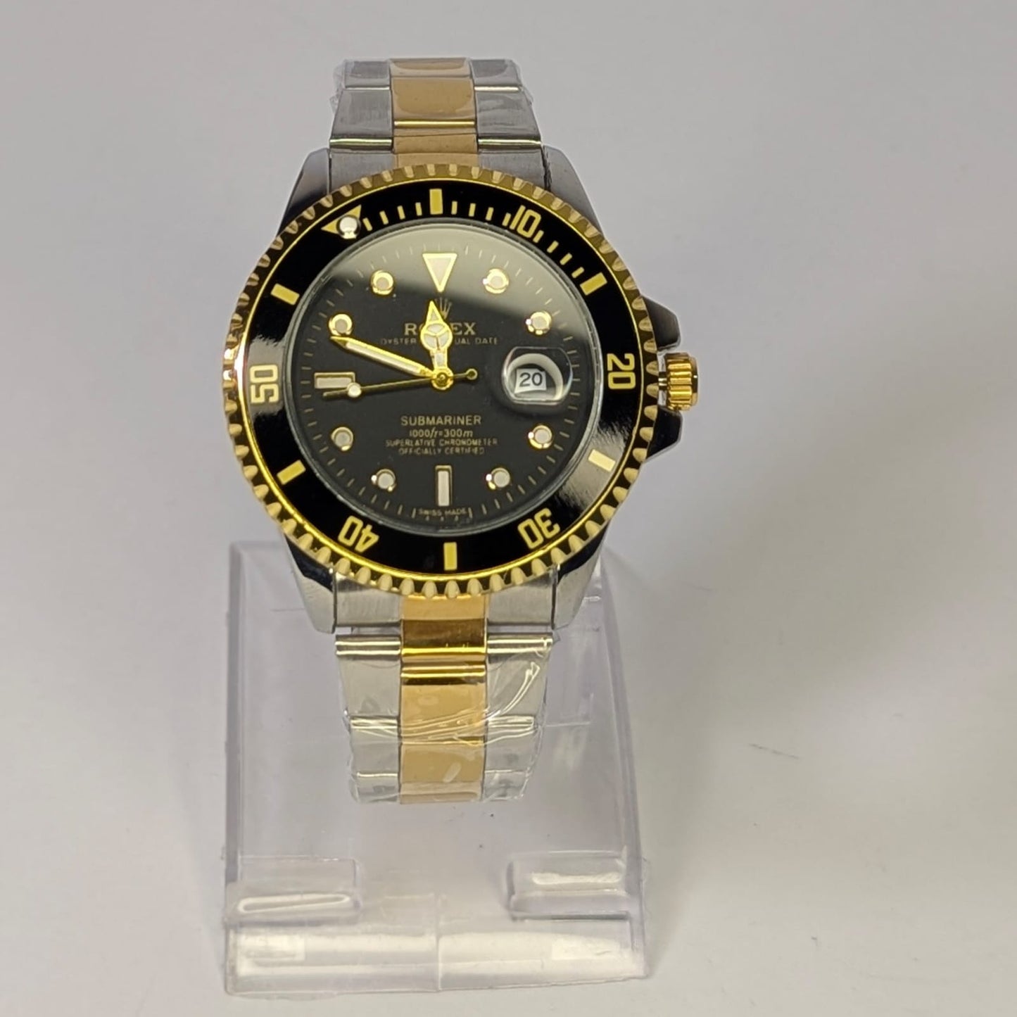 Bezel Rotating | Two Tone Golden / Black