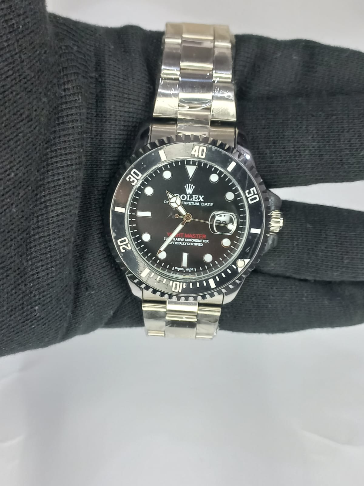 Bezel Rotating | Two Tone Silver / Black