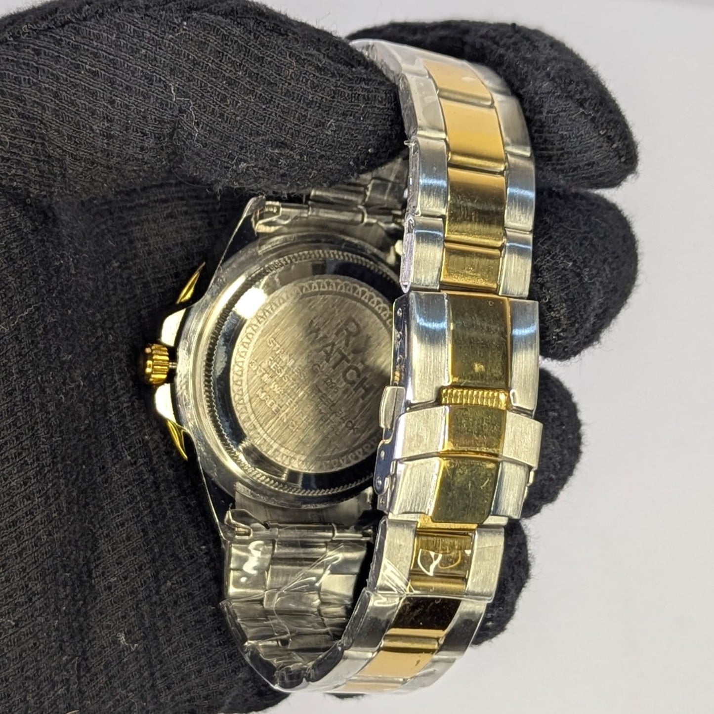 Bezel Rotating | Two Tone Golden / Black