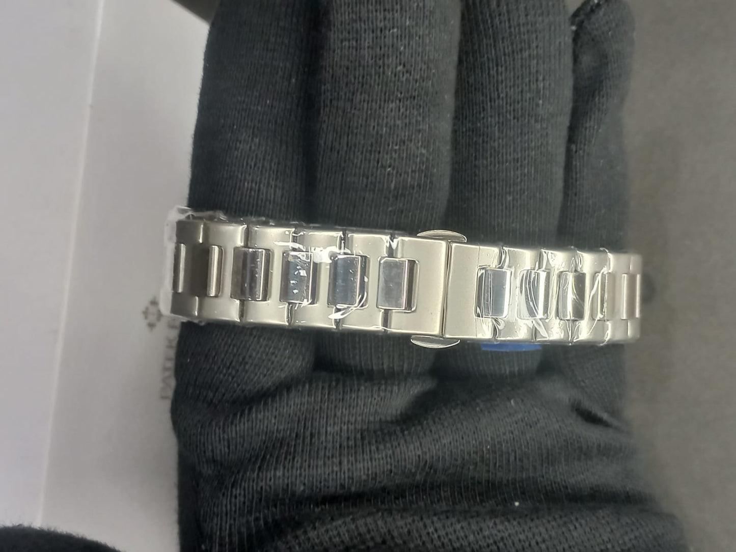 Two Tone PP Green/Silver Dial Watch