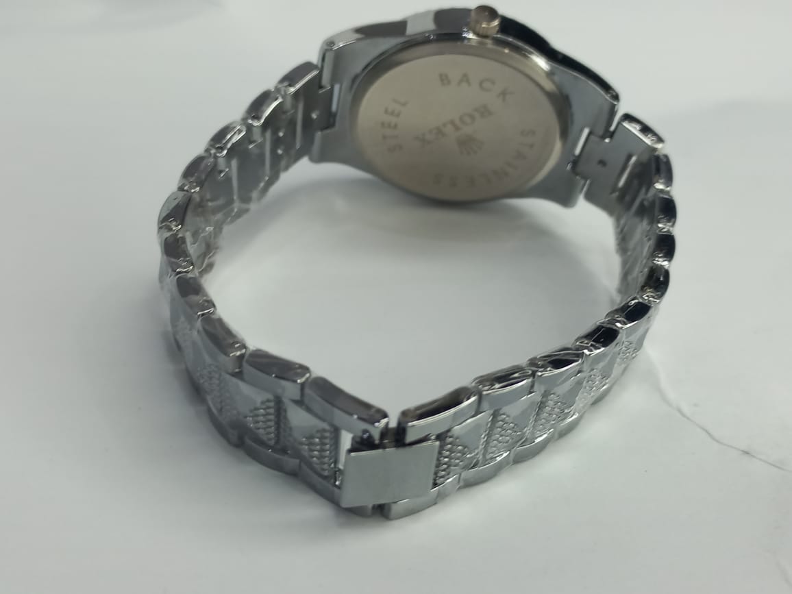 Women's Two Tone Silver/ White Watch