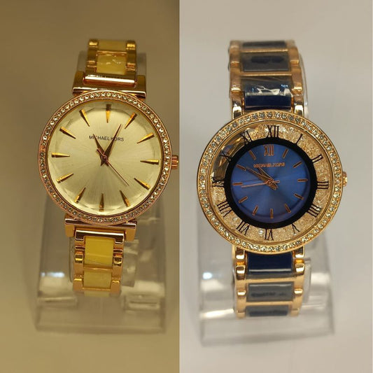 MK Blue + Off White Women's Mk Combo Offer 2 in 1