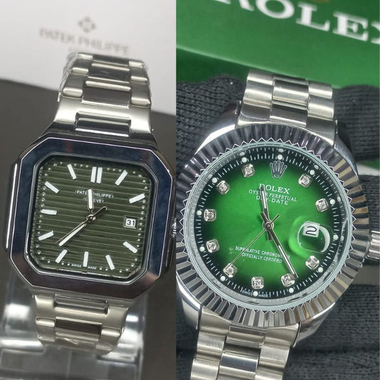 PP Green + RR Two Tone Green Date Combo 2 in 1