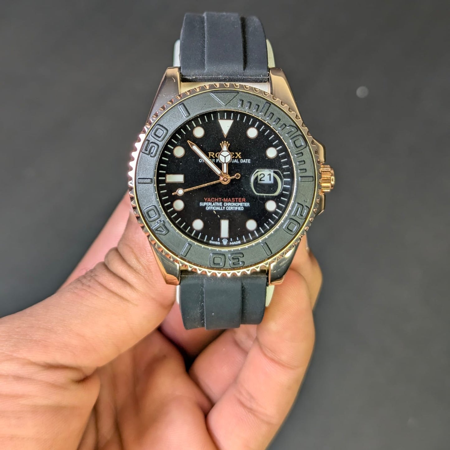 Yacht-Master Two Tone Golden Black